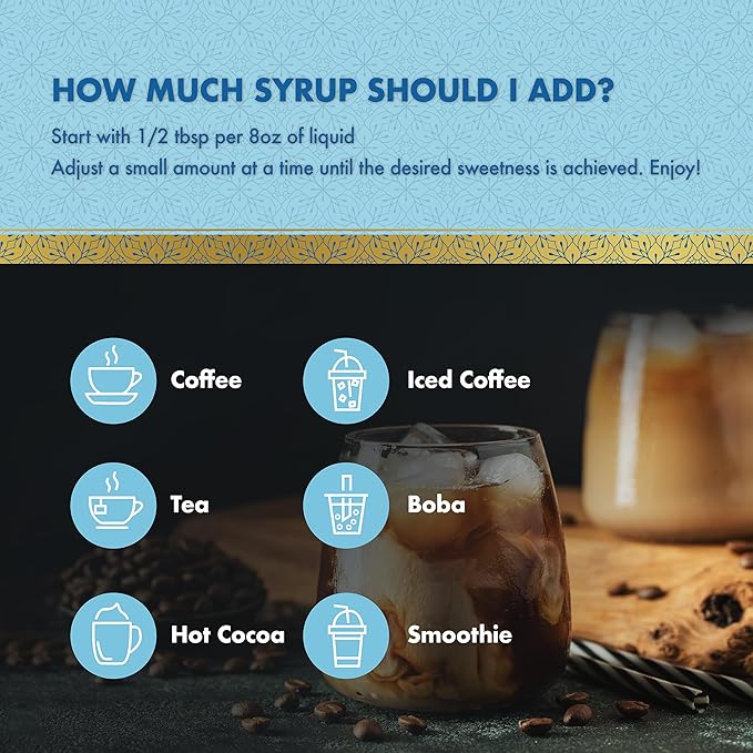 ChocZero French Vanilla Coffee Syrup – Sugar Free Coffee Flavoring, Keto Friendly, Low Carb, No