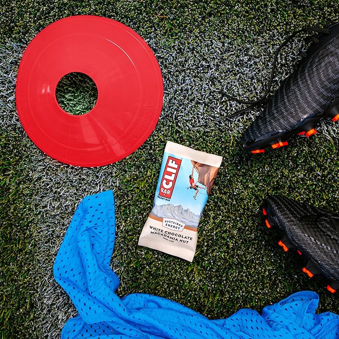 CLIF BAR - White Chocolate Macadamia Nut Flavor - Made with Organic Oats - Energy Bars - Non-GMO