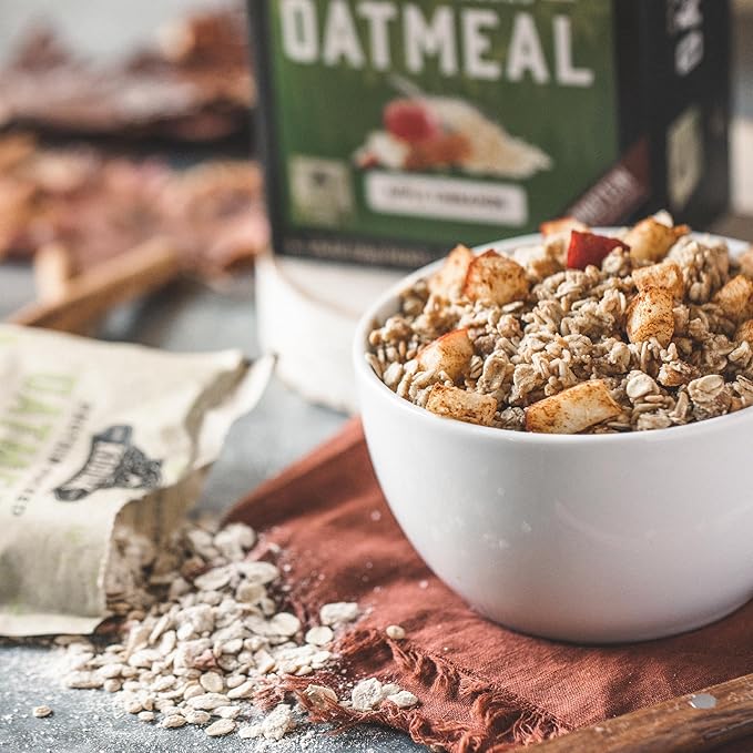 Kodiak Cakes Instant Oatmeal Packets, Apple Cinnamon, High Protein, 100% Whole Grains, 6 boxes with