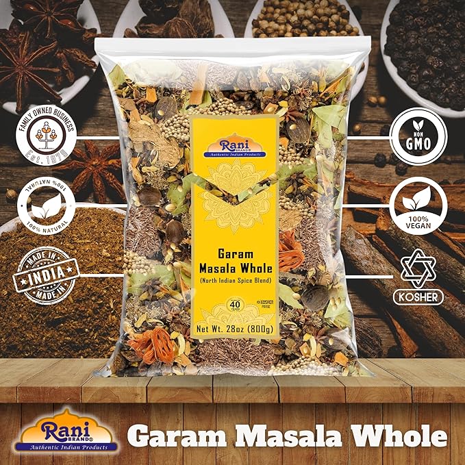 Rani Garam Masala Indian 11 Whole Spices Blend 28oz (800g) ~ All Natural, Salt-Free | Vegan | No