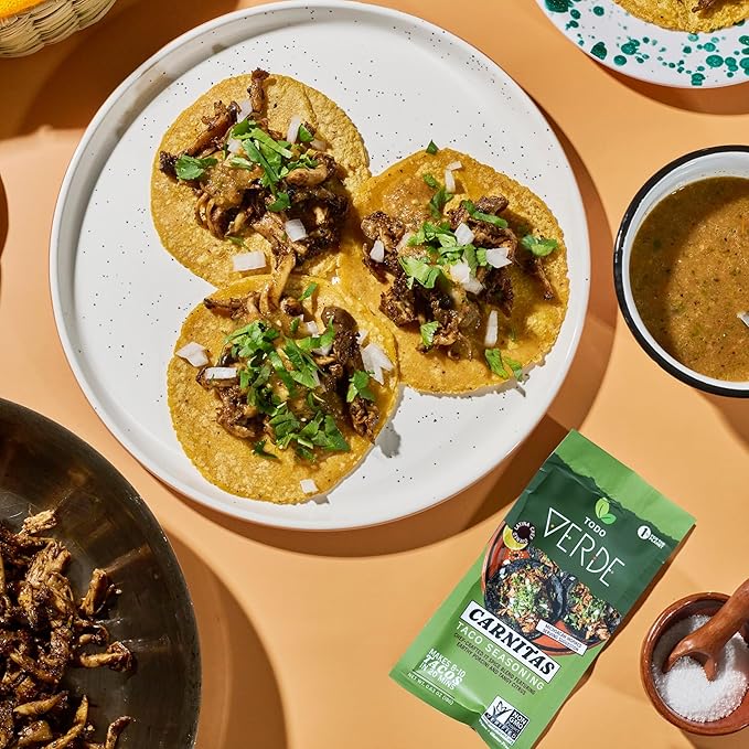 Carnitas Healthy Taco Seasoning Packets - Todo Verde Mexican Seasoning Mix | Chef Curated Taco