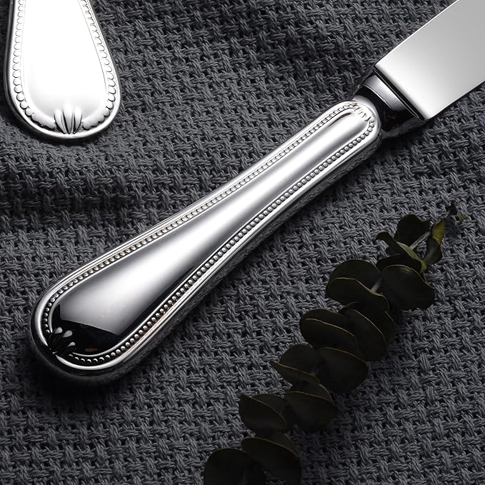2 Piece Wedding Cake Server Set,18/10 Stainless Steel Dessert Set Pie Server Cake Cutter Knife for