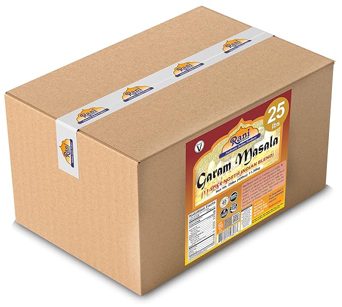 Rani Garam Masala Indian 11-Spice Blend 400oz (25lbs) 11.36kg Bulk Box ~ All Natural, Salt-Free |