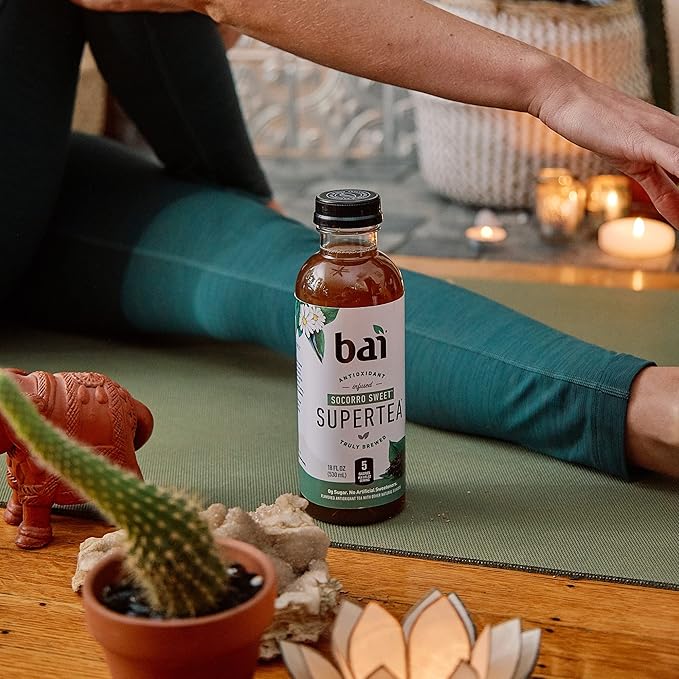 Bai Iced Tea, Socorro Sweet, Antioxidant Infused Supertea, Crafted with Real Tea (Black Tea, White