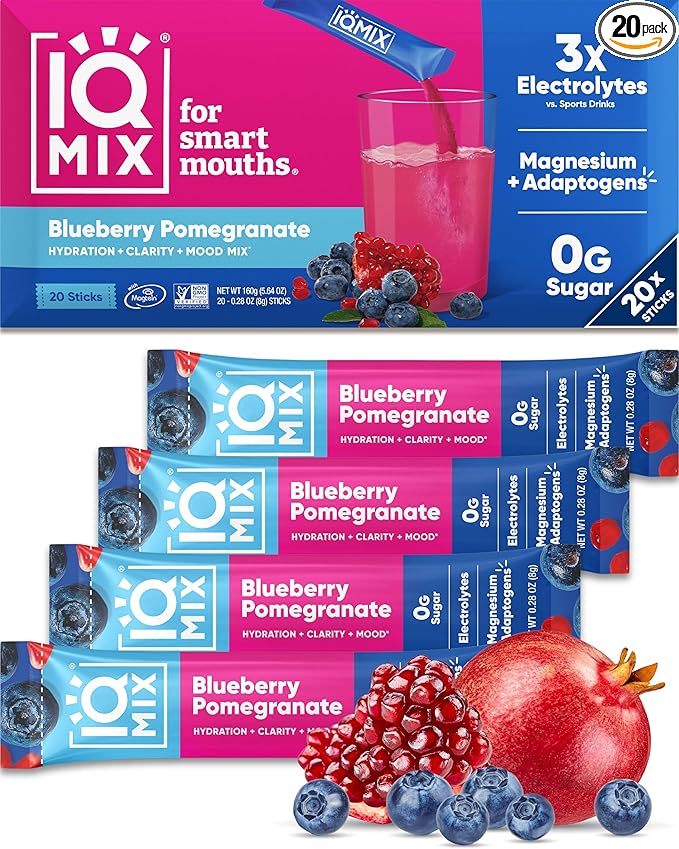 IQMIX Hydration Electrolyte Powder ??4-in-1 Formula for Hydration, Mental Clarity, Mood and
