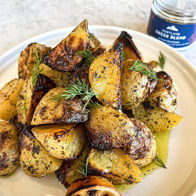 Portland Salt Co. Greek Spice Blend w/Sea Salt ??Signature All-Purpose, Mediterranean Seasoning &