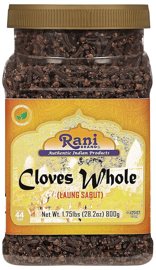 Rani Cloves Whole (Laung) 28oz (800g) Great for Food, Tea, Pomander Balls and Potpourri, Hand