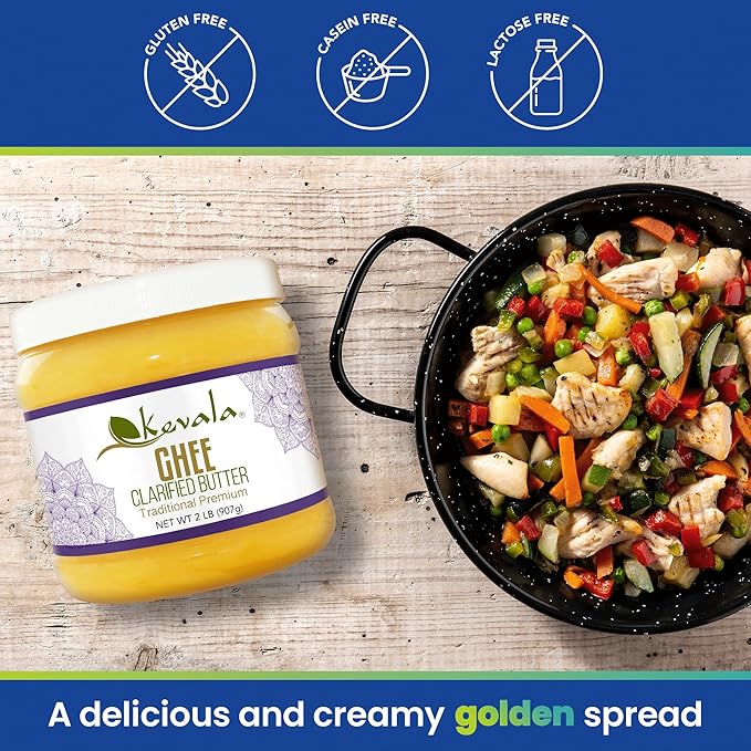 Kevala Ghee ??Ghee Butter ??Grass Fed ??Spreadable Butter ??Ghee Clarified Butter ??Butter Spread