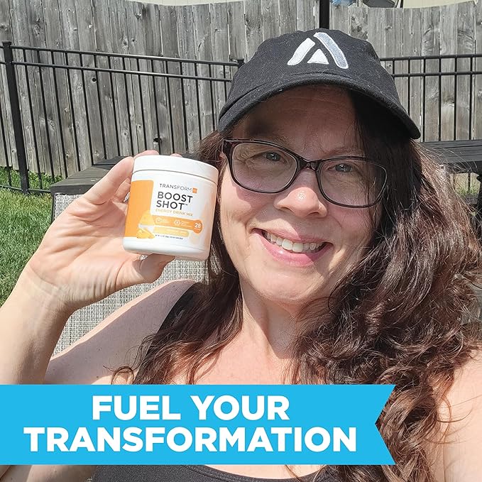 TransformHQ Everyday Boost Shot 28 Servings (Strawberry Lemonade) - Non-GMO, Gluten-Free