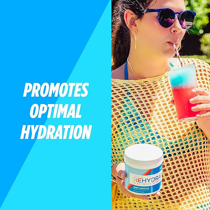 AdvoCare Rehydrate Electrolyte Drink Mix - Hydration & Recovery Drink with Sodium, Potassium & More