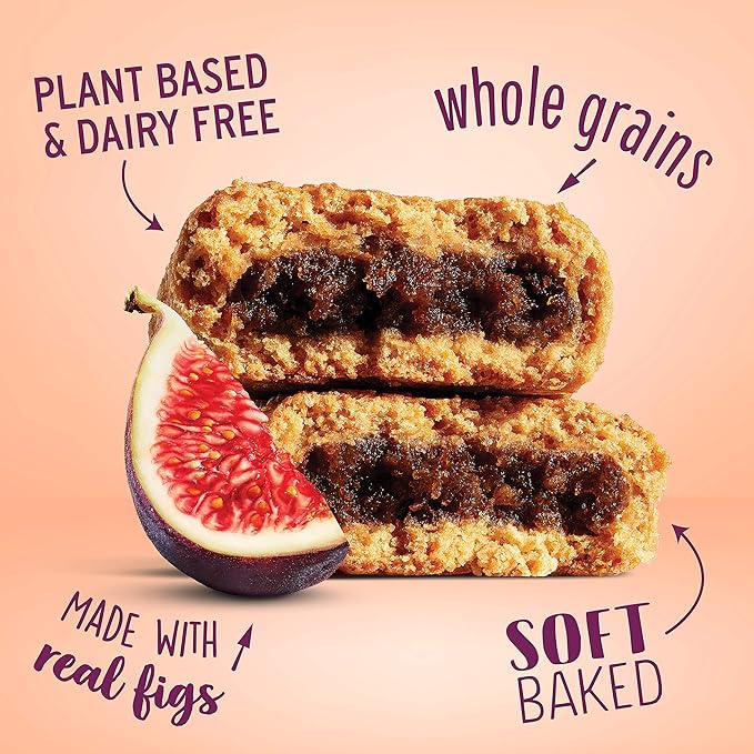 Nature?™s Bakery Whole Wheat Fig Bars, Original Fig, Real Fruit, Vegan, Non-GMO, Snack bar, 1 box
