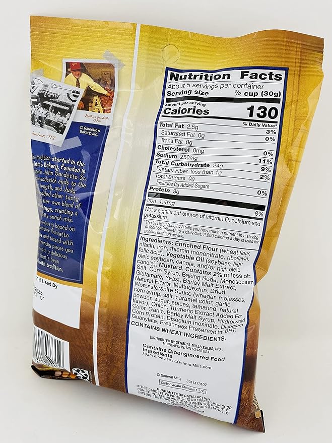 Deli Style Mustard Pretzel Mix Compatible With Gardettos 2-5.5oz