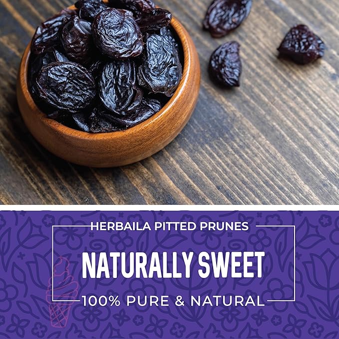 Prunes Pitted Unsweetened 2LBS, Dried Prunes for Constipation, Dried Plums Pitted Prunes, Naturally