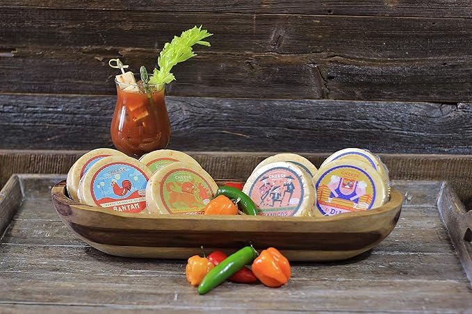 Cheese Bros. Spicy Cheese Lovers Gift Box | Fresh from Wisconsin | Gouda varieties include Honey