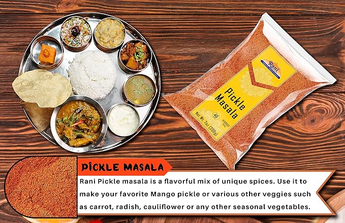 Rani Pickle (Achar) Masala Indian Spice Blend 7oz (200g) ~ All Natural | Vegan | Gluten Friendly |