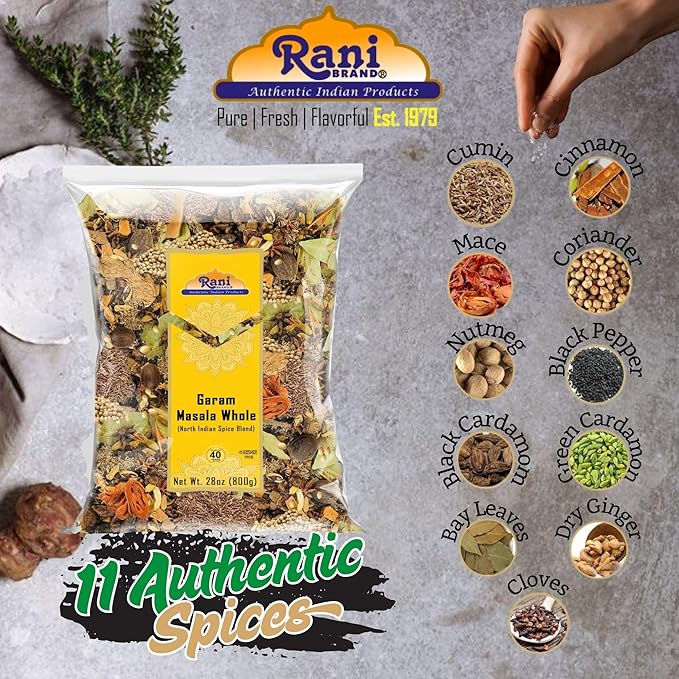 Rani Garam Masala Indian 11 Whole Spices Blend 28oz (800g) ~ All Natural, Salt-Free | Vegan | No