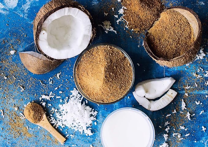 Food to Live Organic Brown Coconut Sugar, 8 Ounces ??Non-GMO, Pure Palm Sugar, Kosher, Vegan, Fair