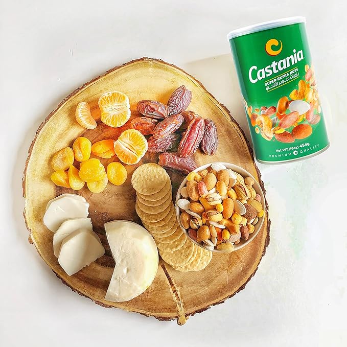 Castania BBQ Lebanese Mixed Nuts, Super Extra Mix with Pistachios, Almonds, Cashews, Hazelnuts