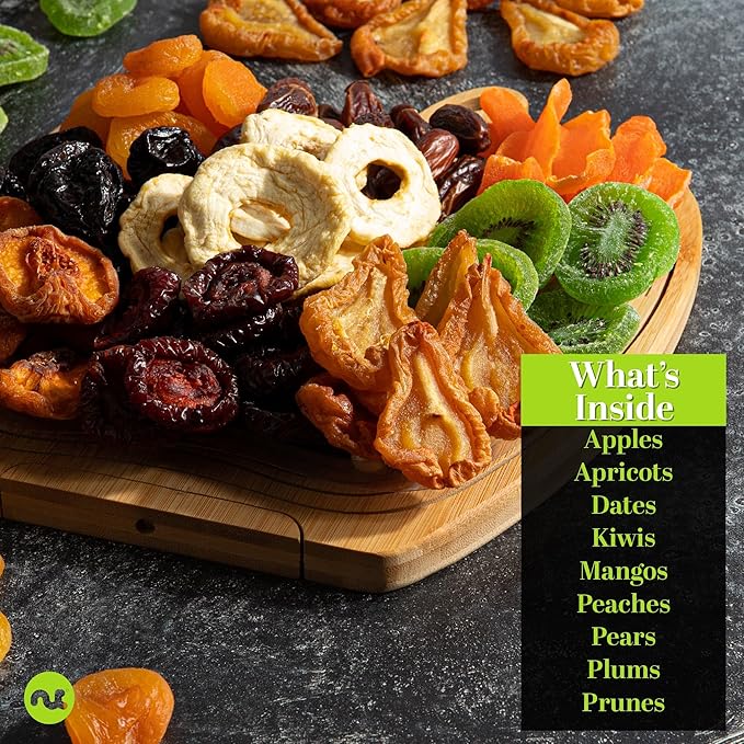NUT CRAVINGS - Diwali Rosh Hashana & Shana Tova Dried Fruit Flower Arrangement in Wooden