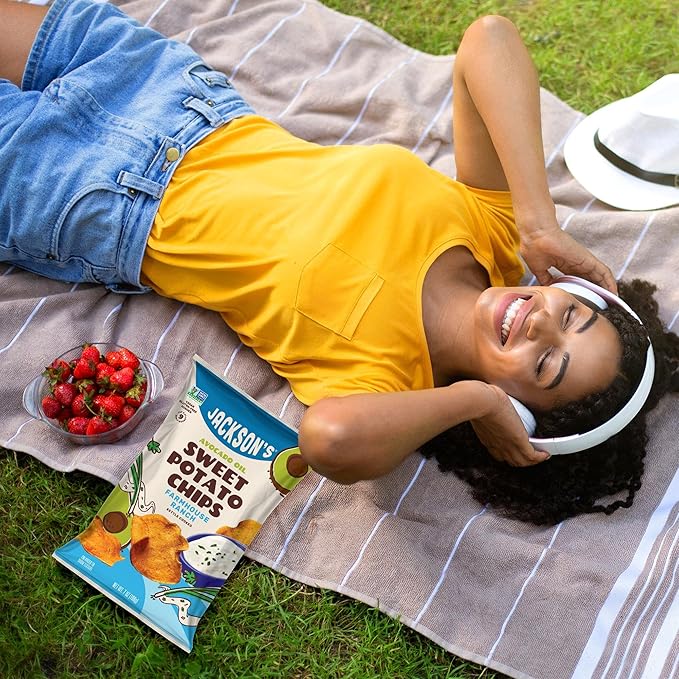 Jackson???Sweet Potato Kettle Chips Avocado Oil Variety Pack made with Premium Oils (7oz, Pack of