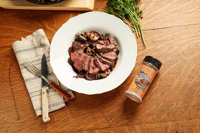Wildlife Seasonings Venison & Elk Marinade – Wine Based with Robust Earthy Spices for a Bold Flavor