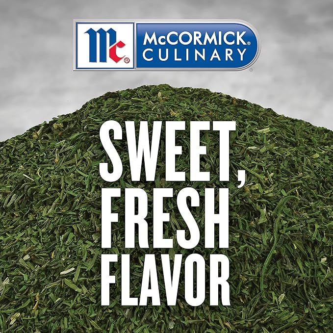 McCormick Culinary Dill Weed, 5 oz - One 5 Ounce Container of Dried Dill Weed Seasoning For Back of