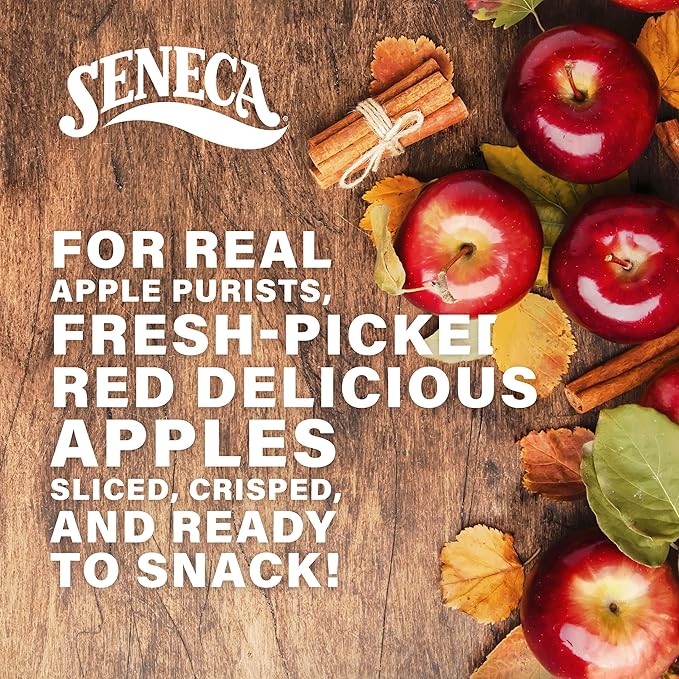 Seneca Cinnamon Apple Chips | Made from Fresh Apples | 100% Red Delicious Apples | Yakima Valley