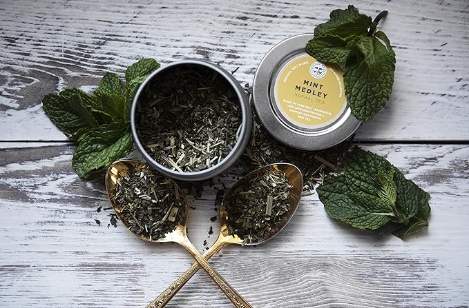 Golden Moon Tea Variety Pack - 9 Loose Leaf Tea Sampler - Organic Black, Green, White, and Herbal