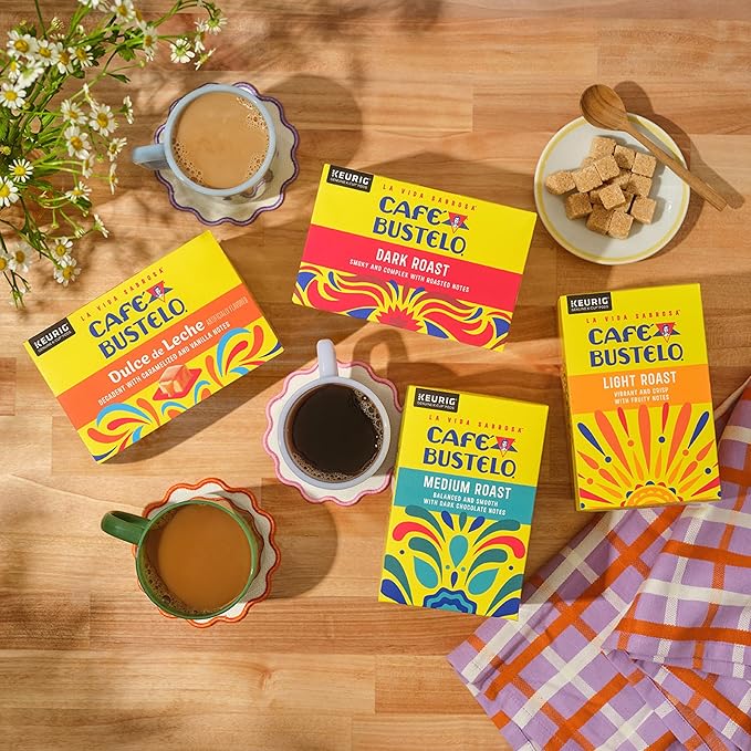 Café Bustelo Dark Roast Coffee, 10 Ct. K-Cup pods (Pack of 6)