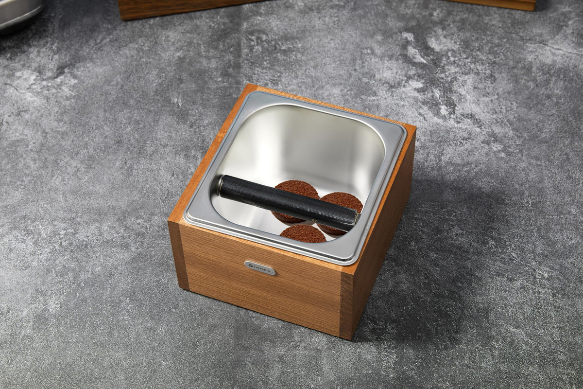 Teyearlife coffee knock box replacement for breville knockbox Sturdy solid wood and easy-clean