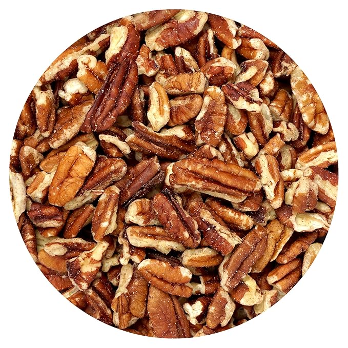 Raw Pecans Unsalted, 1 Pound Bag of Pecan Pieces, Chopped Pecans for Baking, Cooking & Snacks.