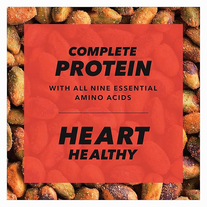 Wonderful Pistachios No Shells, Chili Roasted Nuts, 11 Ounce Bag (Pack of 3), Protein Snacks