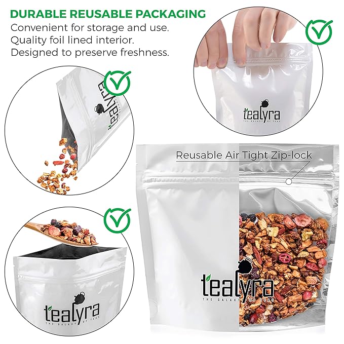Tealyra - Tropical Harvest - Dragon Fruit - Sea Buckthorn - Goji - Pineapple - Cranberry - Fruity