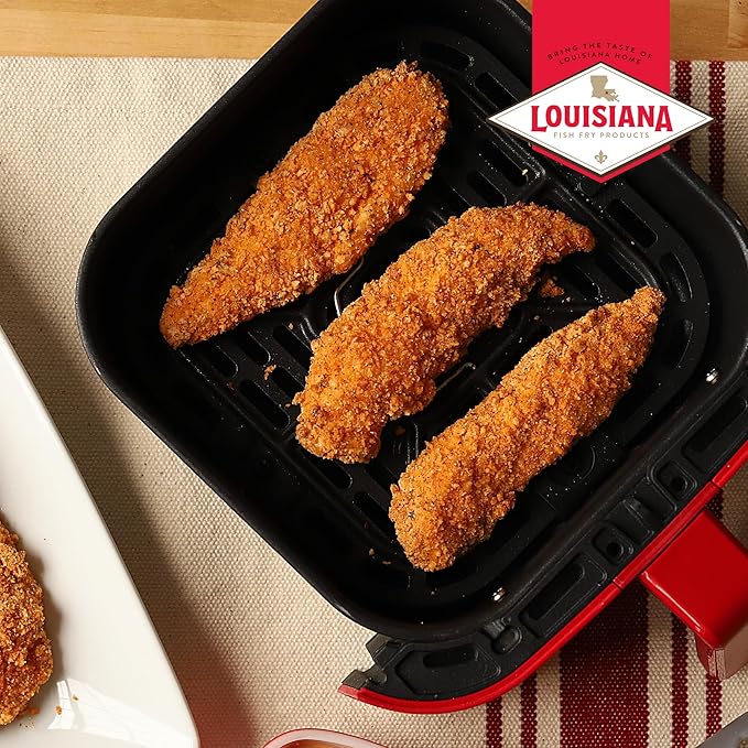 Louisiana Fish Fry, Air Fryer Chicken Coating Mix, 5 oz (Pack of 6) Each Box Coats 2 lbs of Chicken