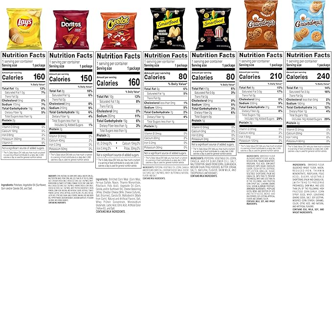 Frito Lay Ultimate Snacktime Mix with Grandma's and Classic Snacks, (Pack of 40) (Packaging May