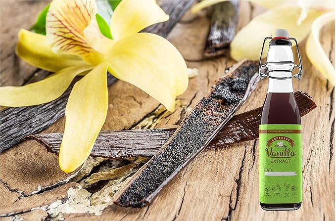 Homemade Vanilla Extract Kit | DIY | 1 Ounce of Premium Organic Madagascar Grade A Vanilla Beans