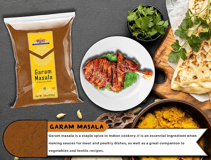 Rani Garam Masala Indian 11-Spice Blend 28oz (800g) ~ All Natural, Salt-Free | Vegan | No Colors |