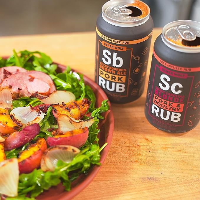 Spiceology & Derek Wolf - Sweet Carolina Blonde - Beer-Infused Barbecue Rubs, Spices and Seasonings