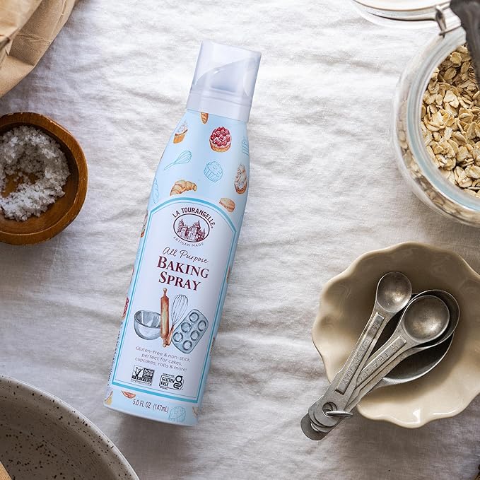 La Tourangelle All Purpose Baking Spray, Gluten Free, Non Stick, 147 ML