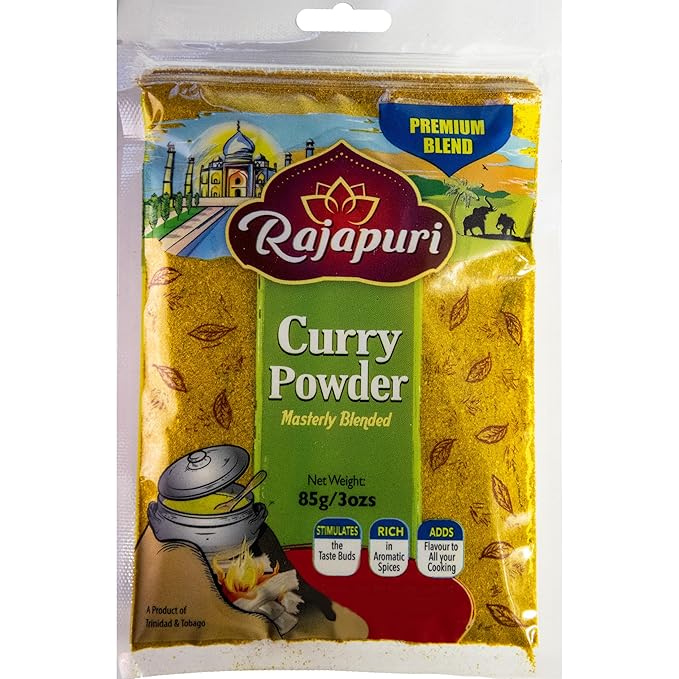 Rajapuri Mixed Spices | Mild Curry 85g / 3 Ounce | Perfect For Meats, Poultry And Fish. Vegan