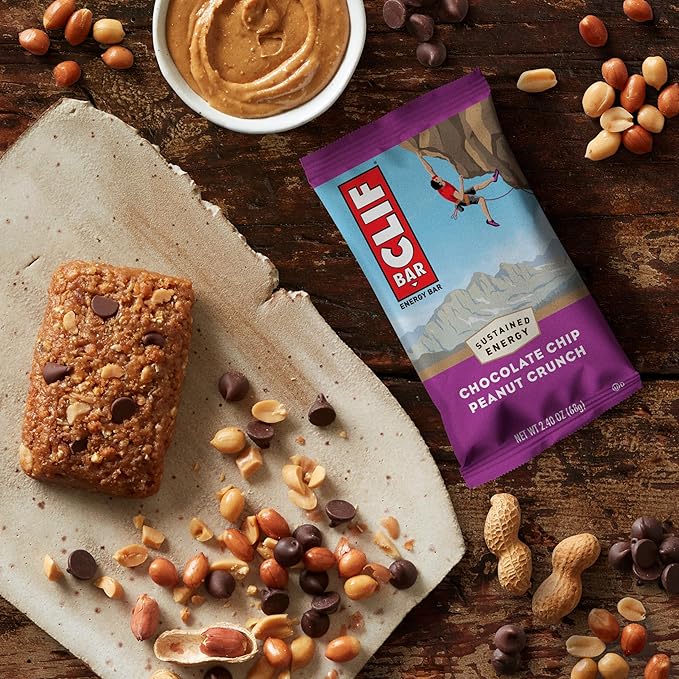 CLIF BAR - Variety Pack - 4 Flavors - Made with Organic Oats - Energy Bars - Non-GMO - Plant Based