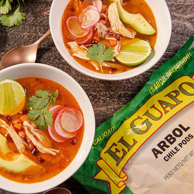 El Guapo Chile Pods Variety Pack, Hispanic Ingredients, Mexican Chiles, Includes Whole Guajillo