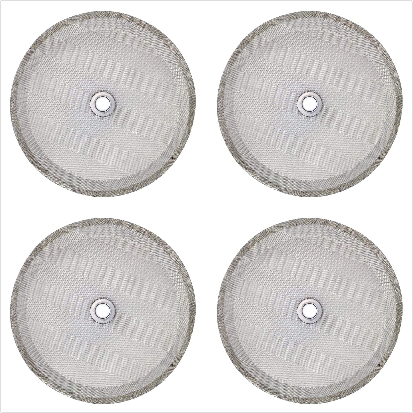 Ruilida 4pcs french press filter screen,Universal 1000 ml, 34 Oz, 8 Cup French Press Coffee Makers
