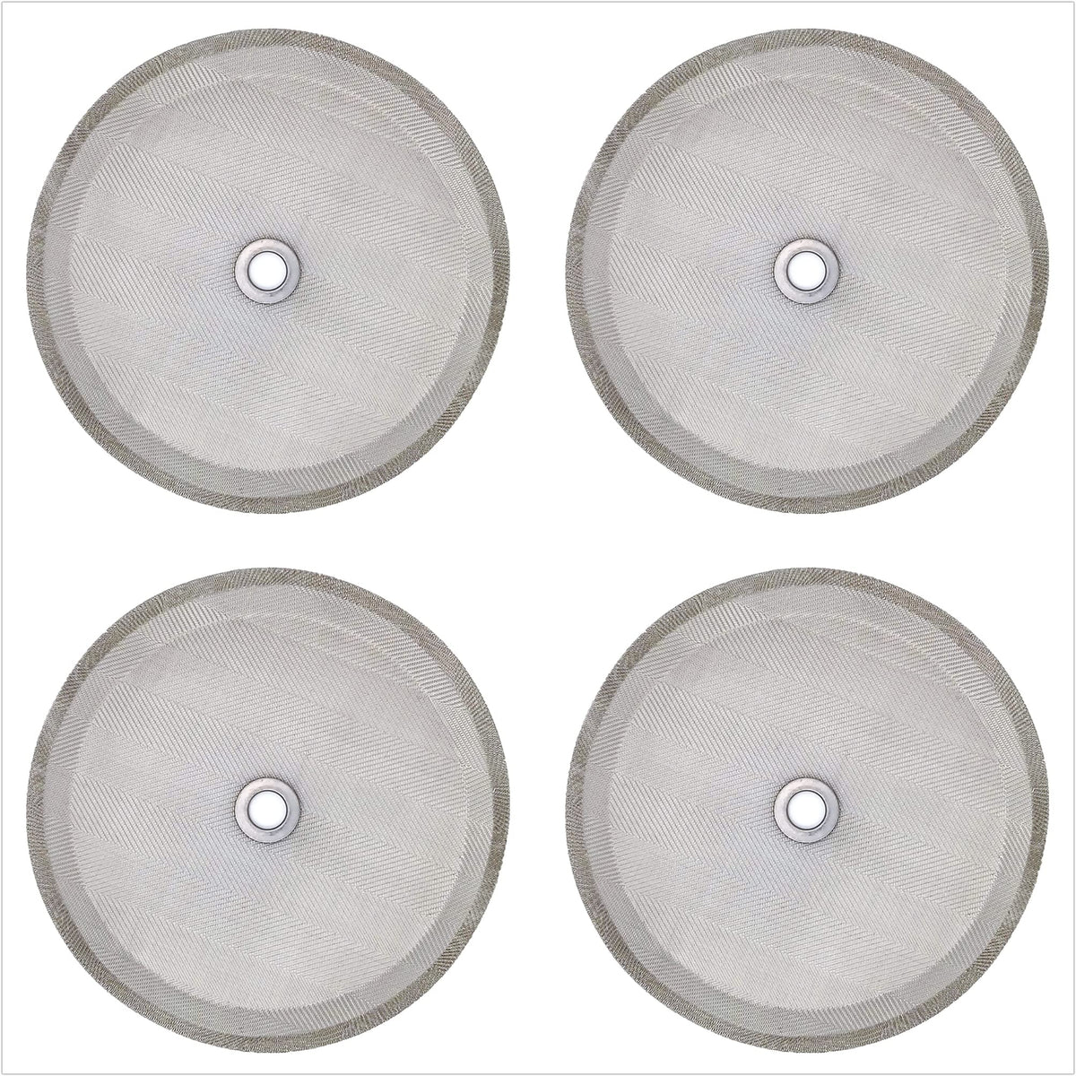 Ruilida 4pcs french press filter screen,Universal 1000 ml, 34 Oz, 8 Cup French Press Coffee Makers