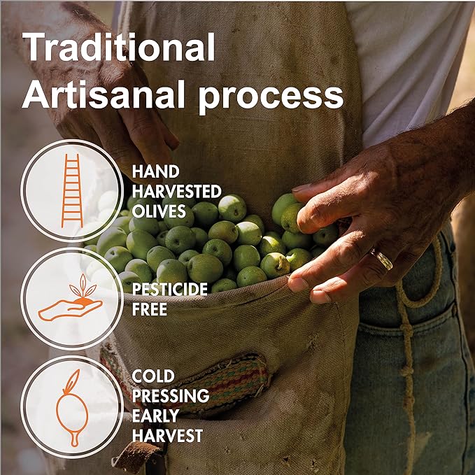 Zahara Extra Virgin Olive Oil from Italy | Sicilian Pure EVOO | Premium Early Harvest Cold Pressed