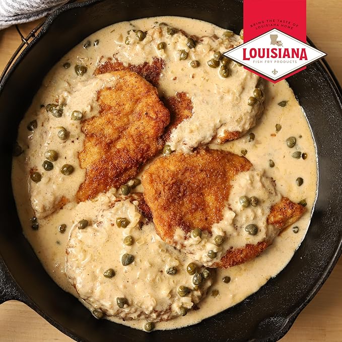 Louisiana Fish Fry Products Classic Fried Chicken Keto Seasoned Coating Mix ??5 oz, Pack of 6