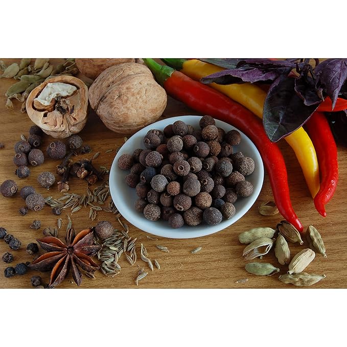 Cerez Pazari Allspice Whole 4.4 oz Premium Grade,%100 Natural, Freshly Packed, Non-GMO, Gluten