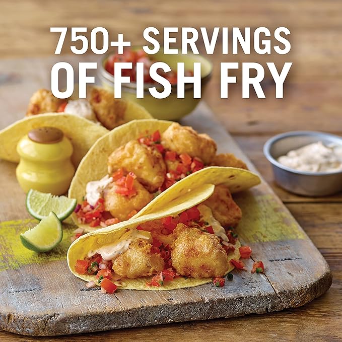 Zatarain's Fish Fri, 25 lb - One 25 Pound Box of Fish Fry Seasoning Mix, Best for Breading Seafood