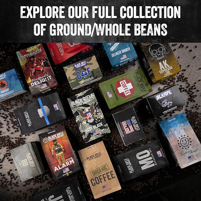 Black Rifle Coffee Company Dark Roast K Cups - Single Serve K Cups Coffee Pods - Kcup Pods