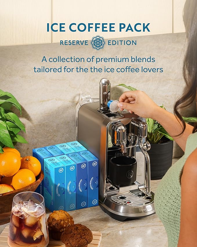 ROSSO CAFFÈ Espresso Coffee Pods for Nespresso Original Machines - 80 Capsules Ice Pack, 2 Rich and